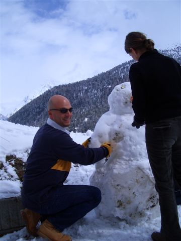 Making of Sylvester the Snowman